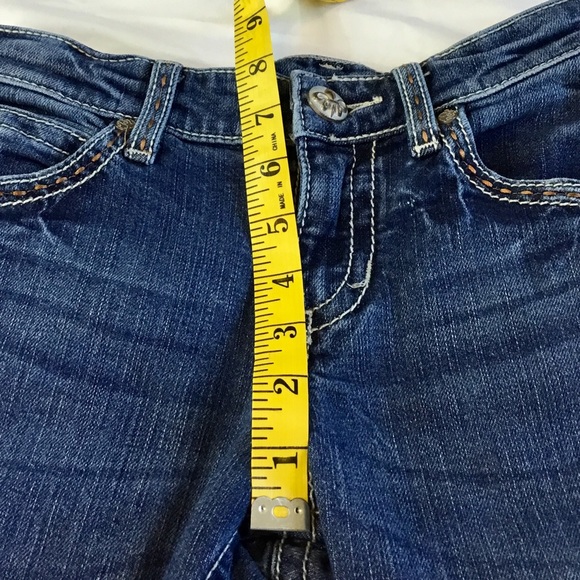 Girl’s Blue Jeans, Size 10 Reg, Pony Hair Details - Picture 6 of 8